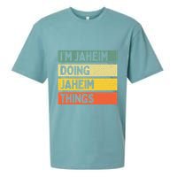 I'm Jaheim Doing Jaheim Things Funny Personalized Quote  Sueded Cloud Jersey T-Shirt