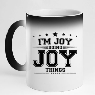 Im Joy Doing Joy Things 11oz Black Color Changing Mug