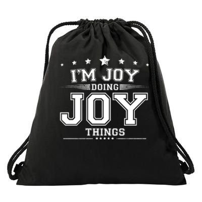 Im Joy Doing Joy Things Drawstring Bag