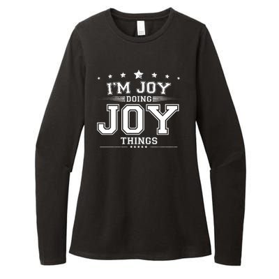 Im Joy Doing Joy Things Womens CVC Long Sleeve Shirt