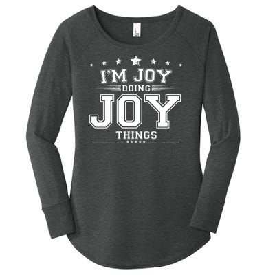 Im Joy Doing Joy Things Women's Perfect Tri Tunic Long Sleeve Shirt