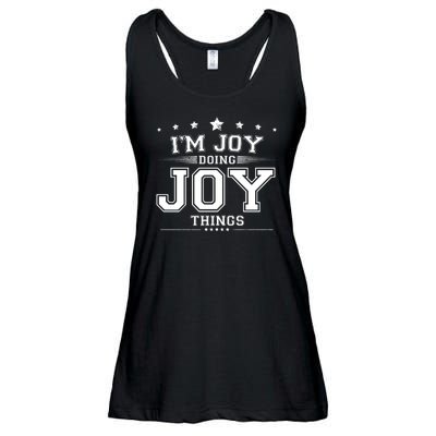 Im Joy Doing Joy Things Ladies Essential Flowy Tank