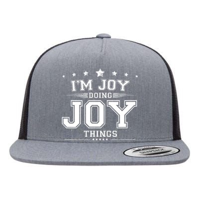 Im Joy Doing Joy Things Flat Bill Trucker Hat