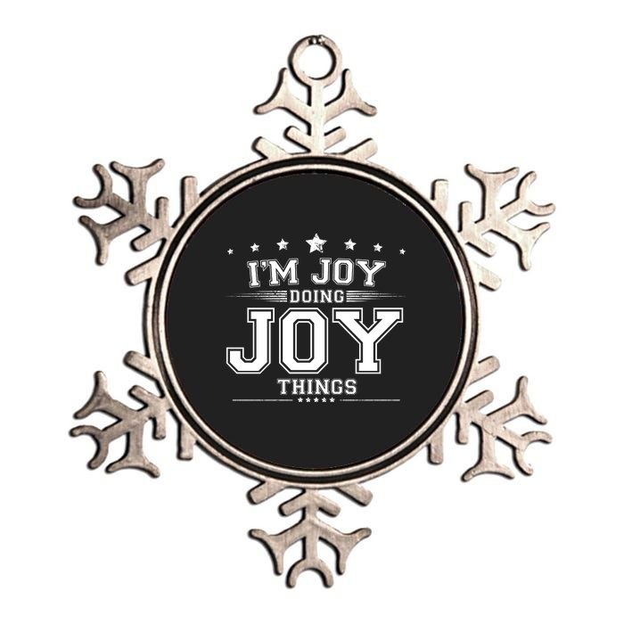 Im Joy Doing Joy Things Metallic Star Ornament