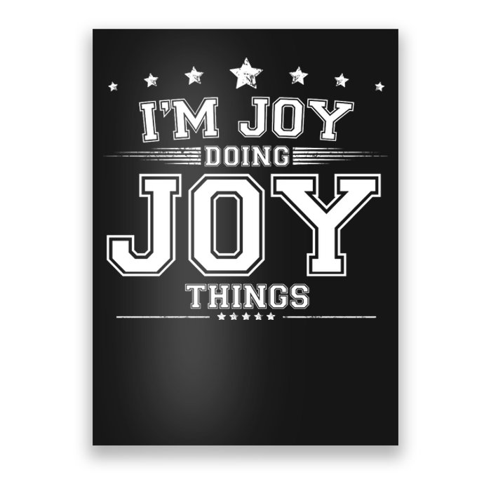 Im Joy Doing Joy Things Poster