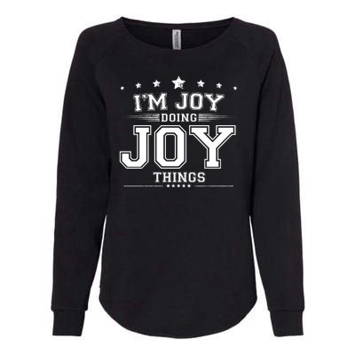 Im Joy Doing Joy Things Womens California Wash Sweatshirt