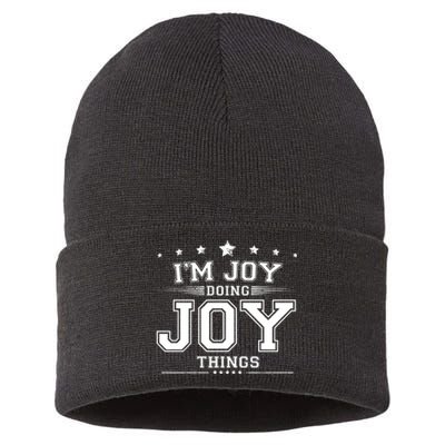 Im Joy Doing Joy Things Sustainable Knit Beanie