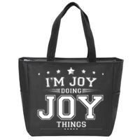 Im Joy Doing Joy Things Zip Tote Bag