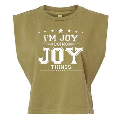 Im Joy Doing Joy Things Garment-Dyed Women's Muscle Tee