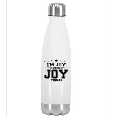 Im Joy Doing Joy Things Stainless Steel Insulated Water Bottle