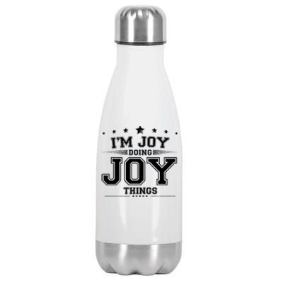 Im Joy Doing Joy Things Stainless Steel Insulated Water Bottle