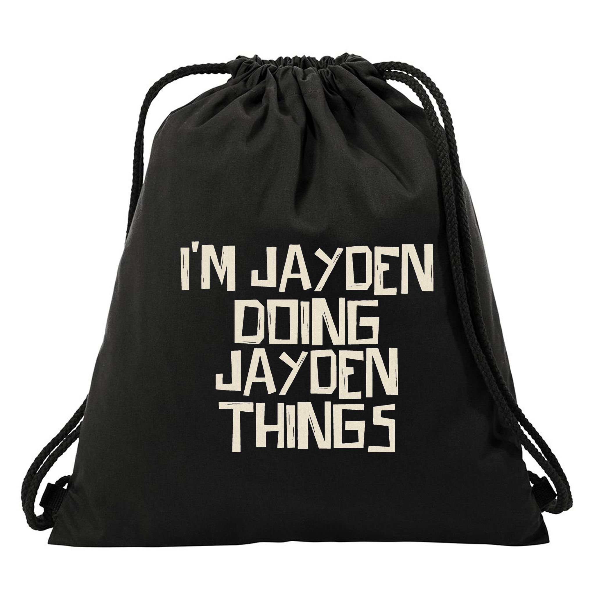 IM Jayden Doing Jayden Things Drawstring Bag