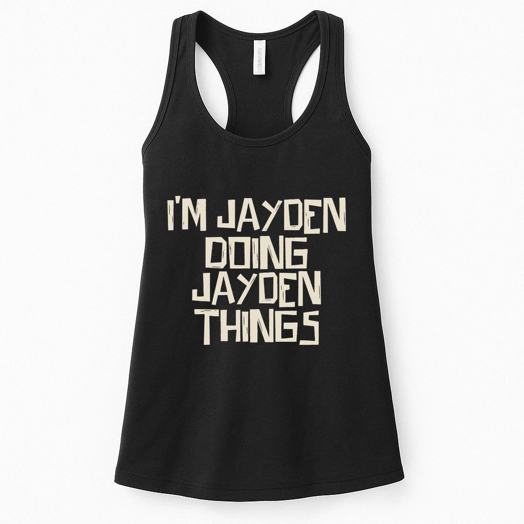 IM Jayden Doing Jayden Things Womens Tank Top