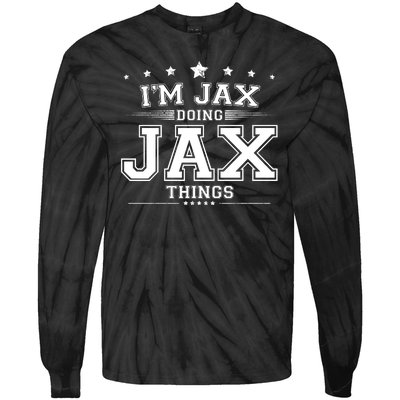 Im Jax Doing Jax Things Tie-Dye Long Sleeve Shirt