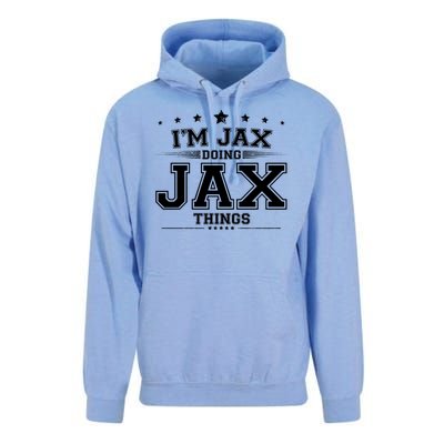 Im Jax Doing Jax Things Unisex Surf Hoodie