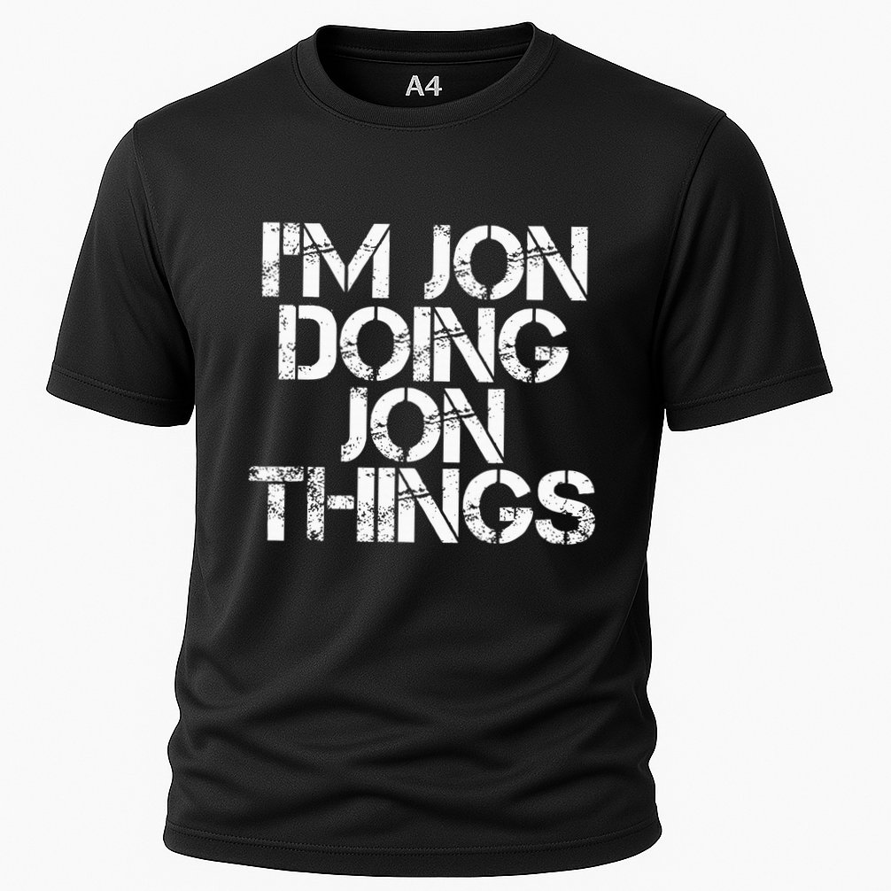 IM Jon Doing Jon Things Funny Christmas Gift Idea Cooling Performance Crew T-Shirt