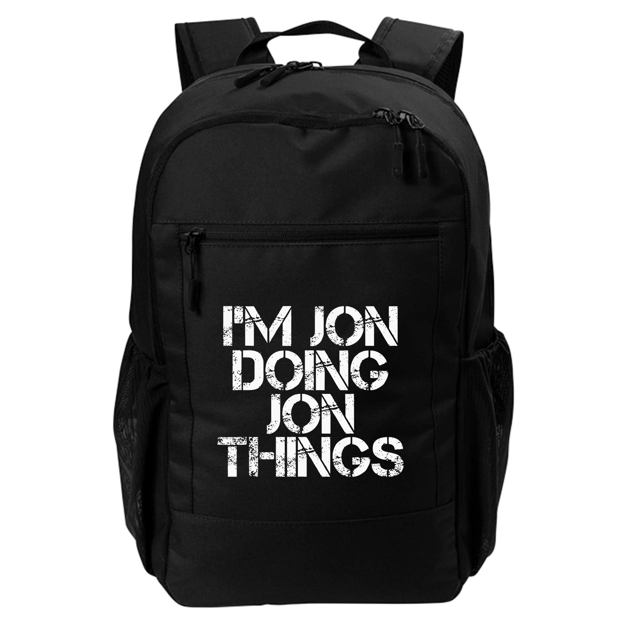 IM Jon Doing Jon Things Funny Christmas Gift Idea Backpack