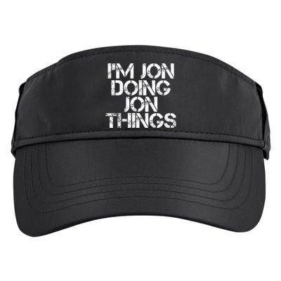 IM Jon Doing Jon Things Funny Christmas Gift Idea Adult Drive Performance Visor