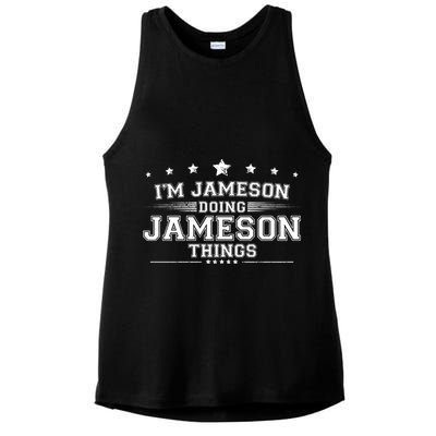 Im Jameson Doing Jameson Things Ladies PosiCharge Tri-Blend Wicking Tank