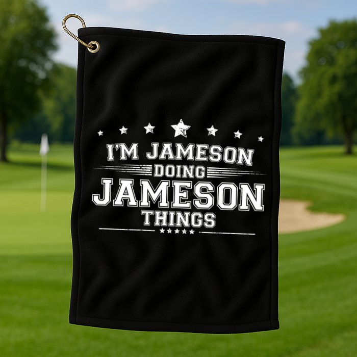 Im Jameson Doing Jameson Things Golf Towel