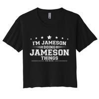 Im Jameson Doing Jameson Things Women's Crop Top Tee
