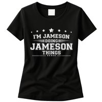Im Jameson Doing Jameson Things Womens T-Shirt