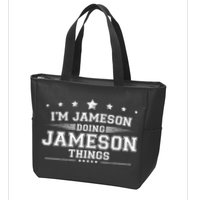 Im Jameson Doing Jameson Things Zip Tote Bag