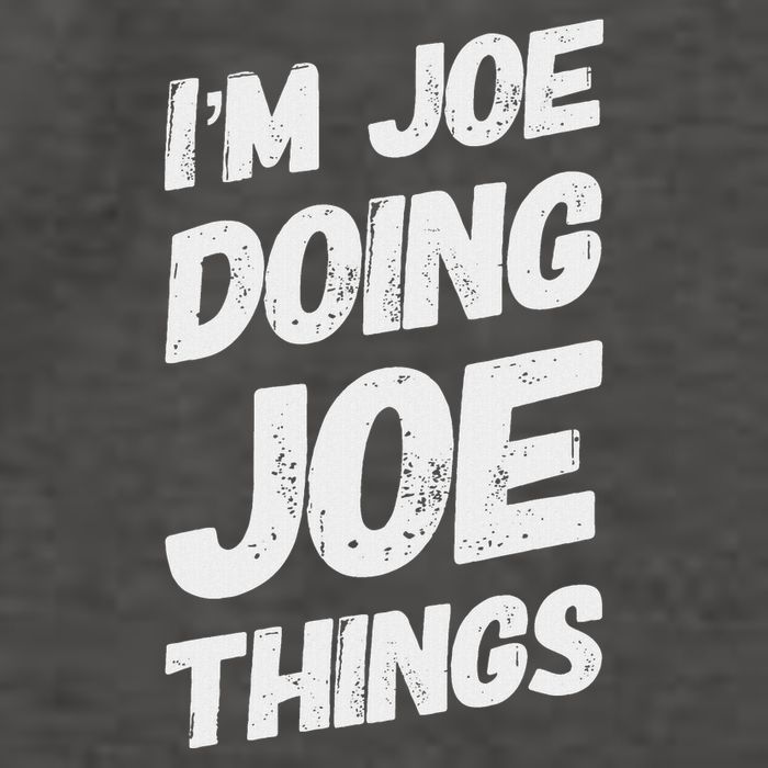 IM Joe Doing Joe Hings Personalized Name Joe Vector Backpack