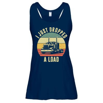 I Just Dropped A Load Truck Driver Ladies Essential Flowy Tank