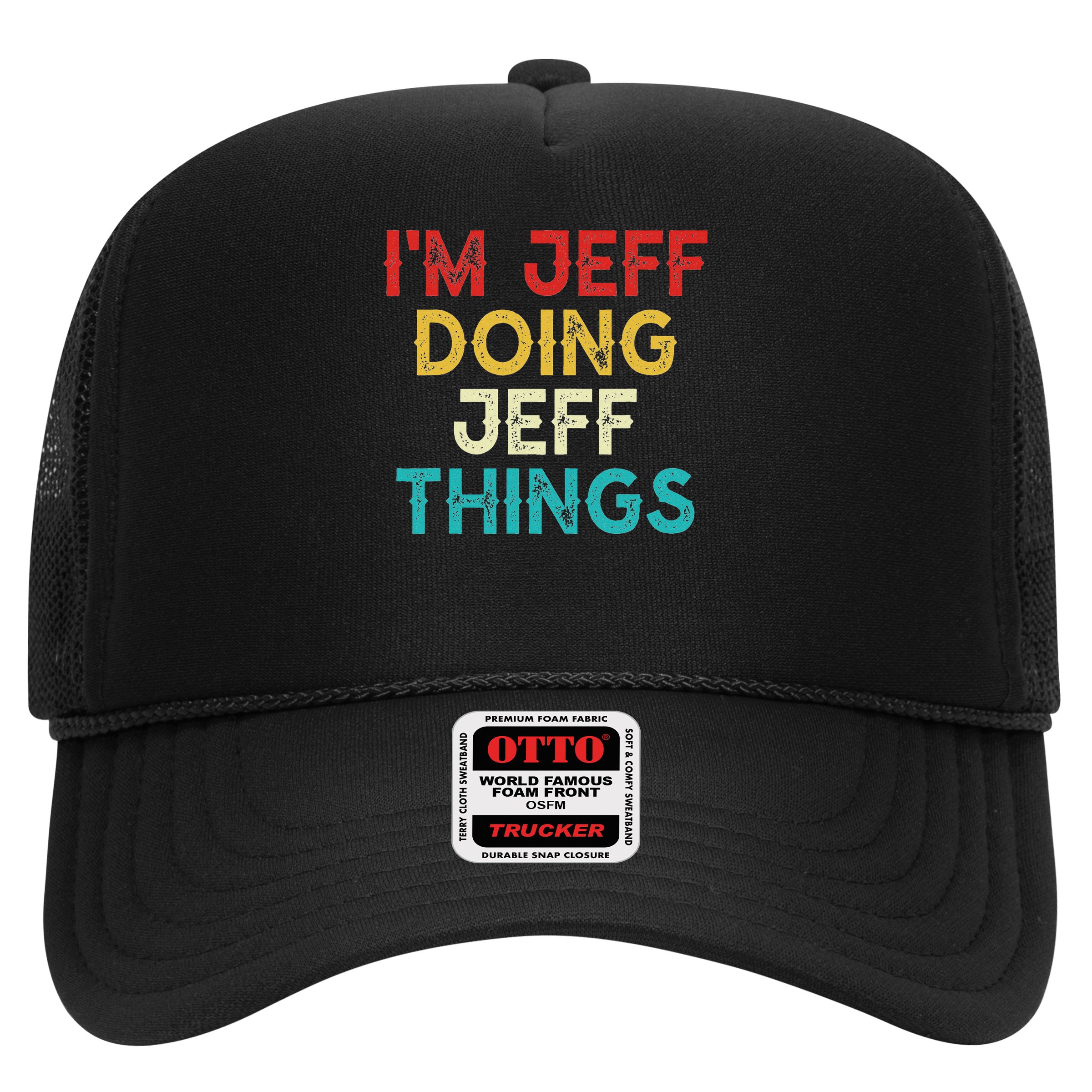 I'm Jeff Doing Jeff Things Funny Christmas Vintage Hat