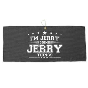 Im Jerry Doing Jerry Things Large Microfiber Waffle Golf Towel