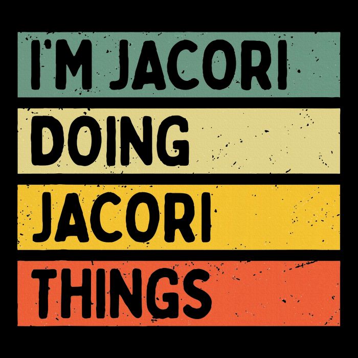 IM Jacori Doing Jacori Things Funny Personalized Quote Hoodie