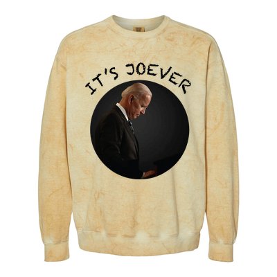 ItS Joever Debate 2024 Trump 2024 Colorblast Crewneck Sweatshirt