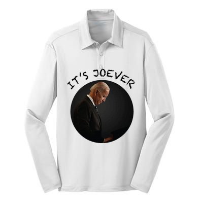 ItS Joever Debate 2024 Trump 2024 Silk Touch Performance Long Sleeve Polo