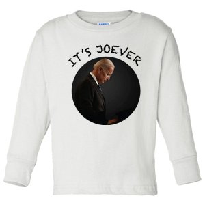 ItS Joever Debate 2024 Trump 2024 Toddler Long Sleeve Shirt