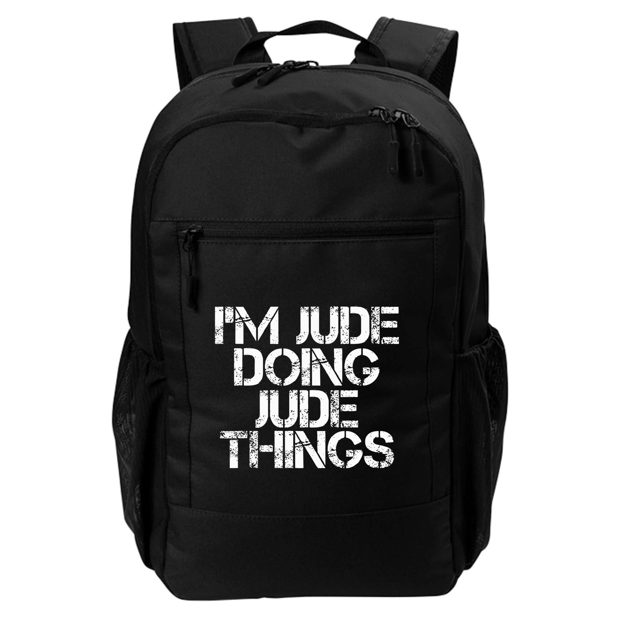 IM Jude Doing Jude Things Funny Birthday Name Gift Idea Backpack