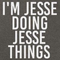 IM Jesse Doing Jesse Things Funny Christmas Gift Idea Cotton Canvas Backpack