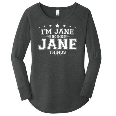 Im Jane Doing Jane Things Women's Perfect Tri Tunic Long Sleeve Shirt