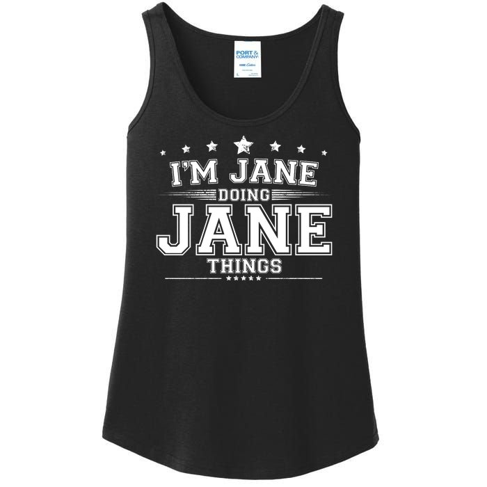 Im Jane Doing Jane Things Ladies Essential Tank