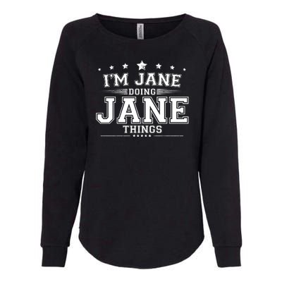 Im Jane Doing Jane Things Womens California Wash Sweatshirt