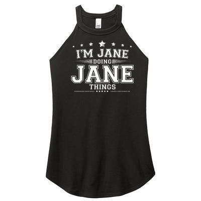 Im Jane Doing Jane Things Women's Perfect Tri Rocker Tank