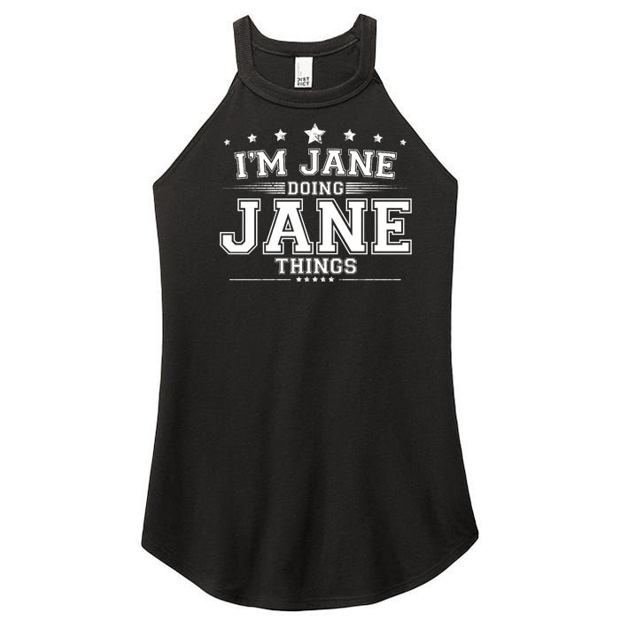 Im Jane Doing Jane Things Women's Perfect Tri Rocker Tank