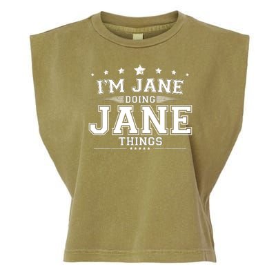 Im Jane Doing Jane Things Garment-Dyed Women's Muscle Tee