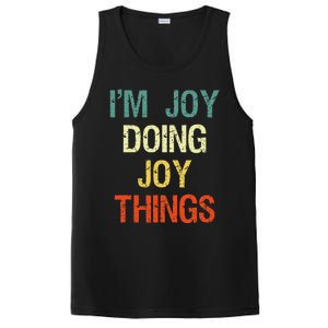 I'M Joy Doing Joy Things Personalized First Name Gift PosiCharge Competitor Tank