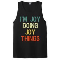 I'M Joy Doing Joy Things Personalized First Name Gift PosiCharge Competitor Tank