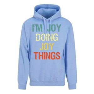 I'M Joy Doing Joy Things Personalized First Name Gift Unisex Surf Hoodie