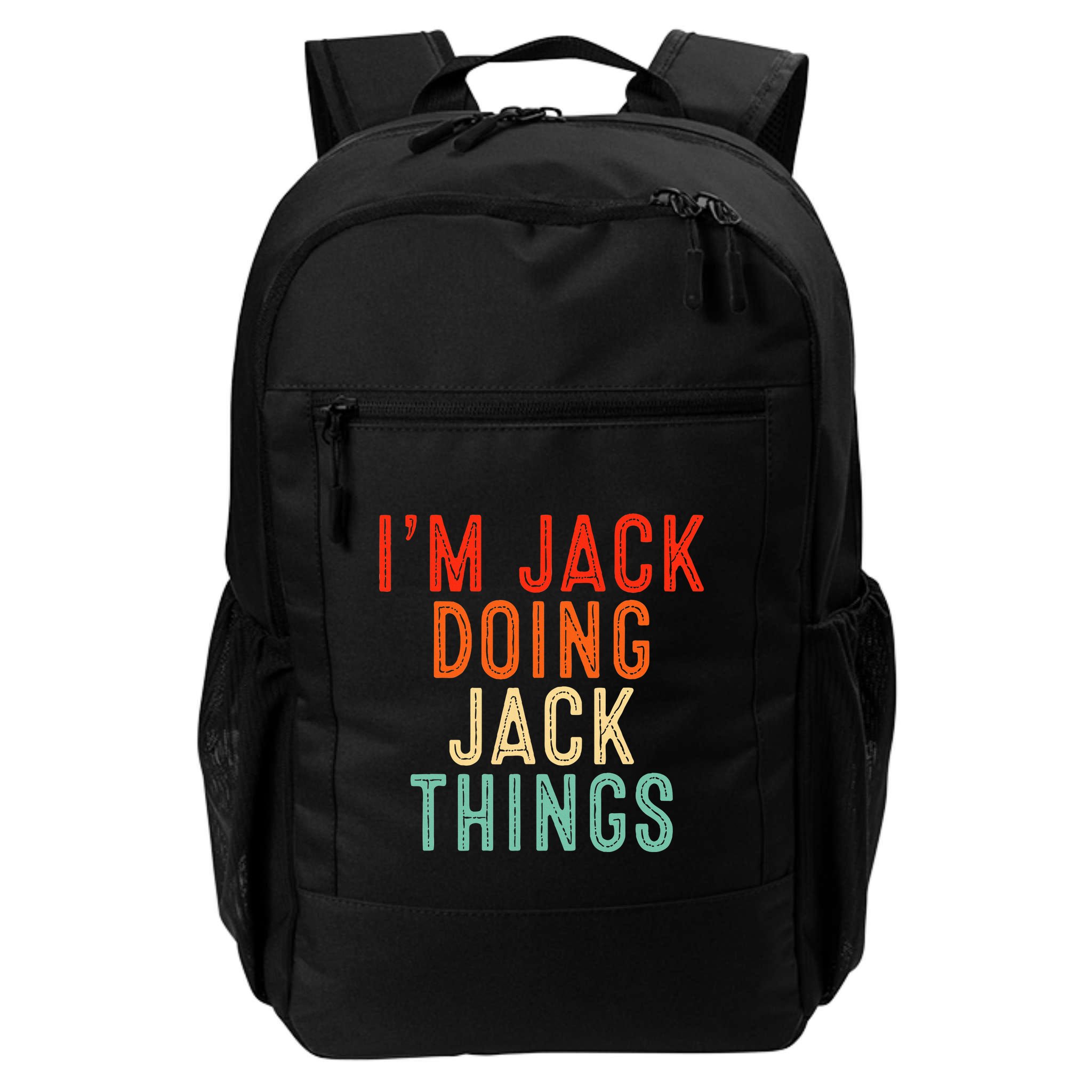 IM Jack Doing Jack Things Funny Gifts Christmas Idea Backpack