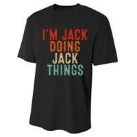 IM Jack Doing Jack Things Funny Gifts Christmas Idea Performance Sprint T-Shirt