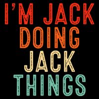 IM Jack Doing Jack Things Funny Gifts Christmas Idea Women's V-Neck T-Shirt