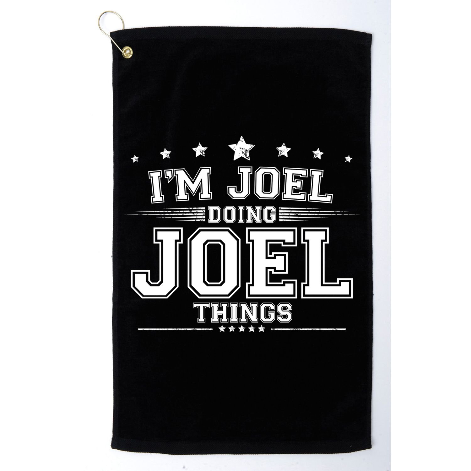 Im Joel Doing Joel Things Golf Towel